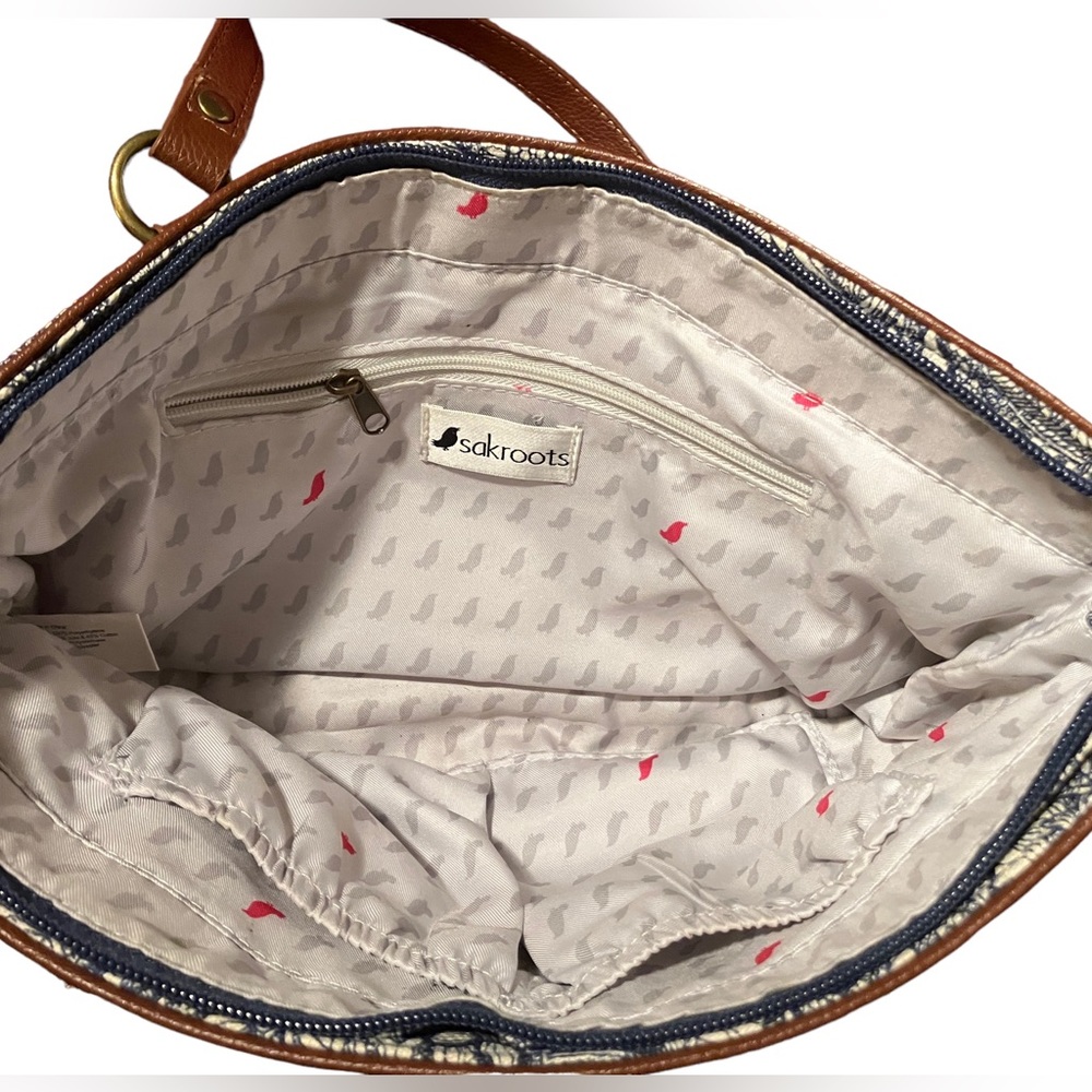 Sakroots Straw Bag Shabby Chic Cute Pretty - Picture 3 of 4